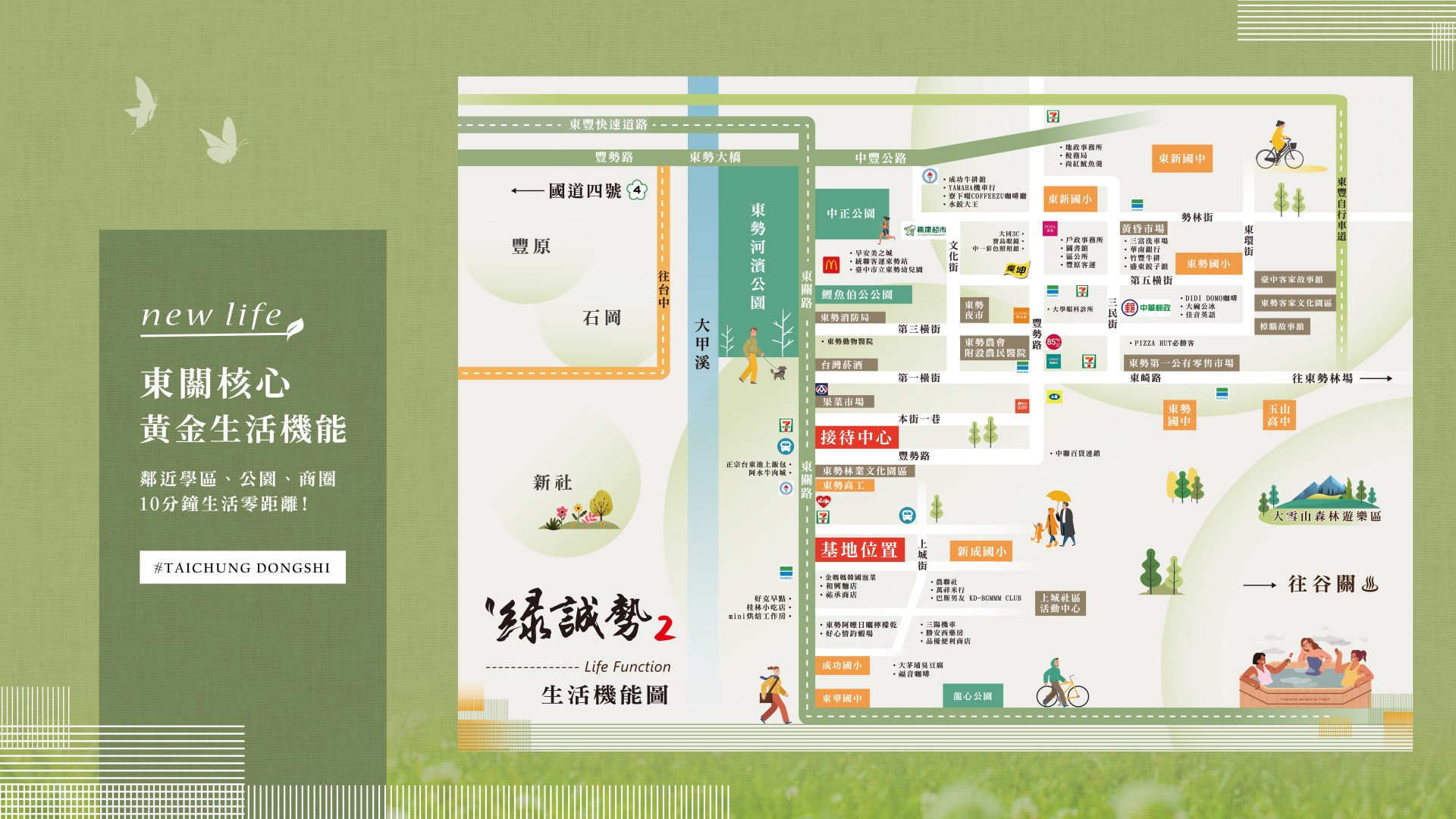 東勢豐勢路商圈生活機能